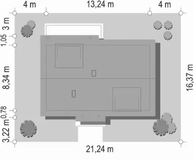 Fraszka — plan sytuacyjny 1