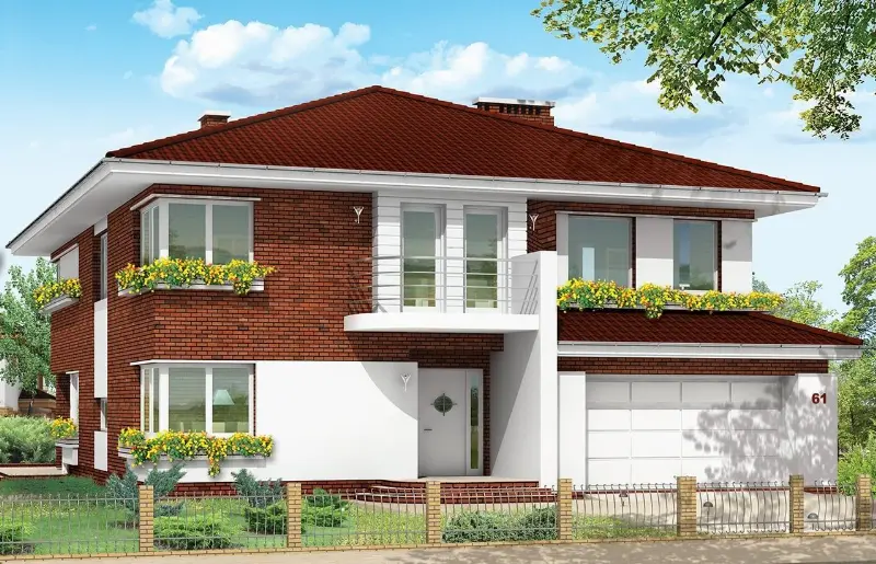 Projekt domu Gabriela 3 — wizualizacja