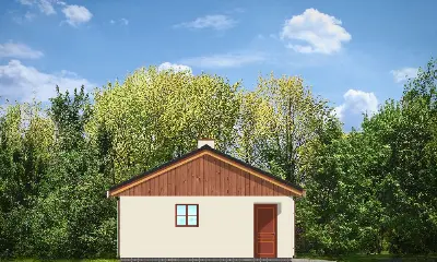 Garaż BG01 — elewacje 4