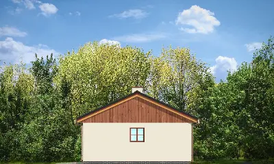 Garaż BG01 — elewacje 3