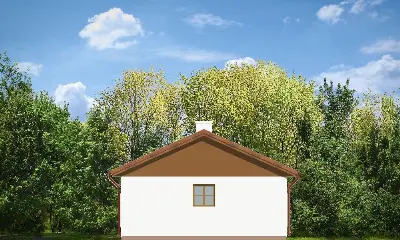 Garaż BG02 — elewacje 3 (odbicie lustrzane)