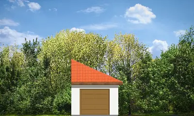Garaż BG04 — elewacje 1
