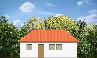 Garaż BG04 — elewacje 3 (odbicie lustrzane)