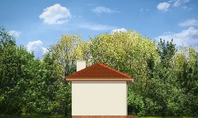 Garaż BG05 — elewacje 2 (odbicie lustrzane)