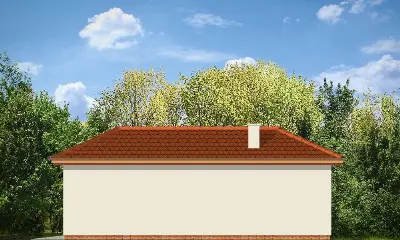 Garaż BG05 — elewacje 4 (odbicie lustrzane)