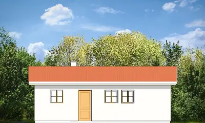 Garaż BG06 — elewacje 3 (odbicie lustrzane)