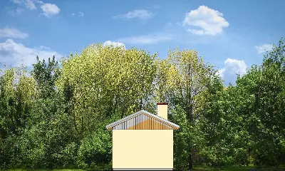 Garaż BG07 — elewacje 2