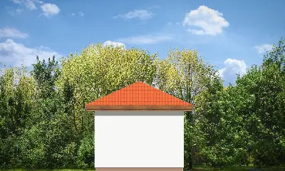 Garaż BG10 — elewacje 2