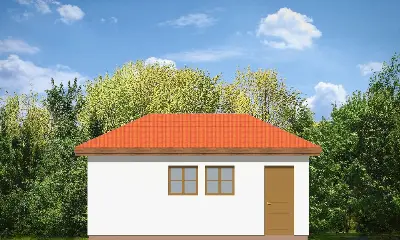 Garaż BG10 — elewacje 3