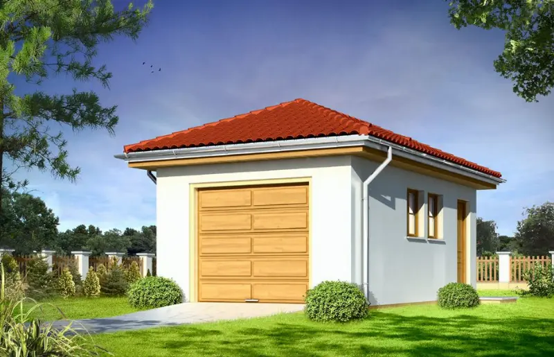 Projekt domu Garaż BG10 — wizualizacja