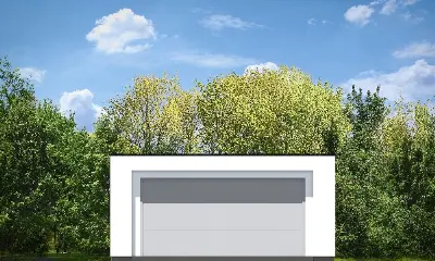 Garaż BG11 — elewacje 1 (odbicie lustrzane)