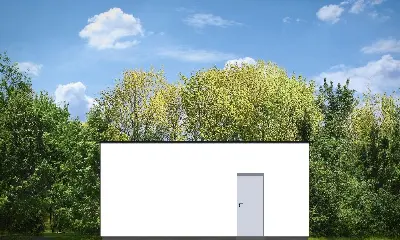 Garaż BG11 — elewacje 2 (odbicie lustrzane)