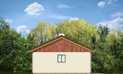 Garaż BG13 — elewacje 4 (odbicie lustrzane)