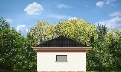 Garaż BG20 — elewacje 3 (odbicie lustrzane)