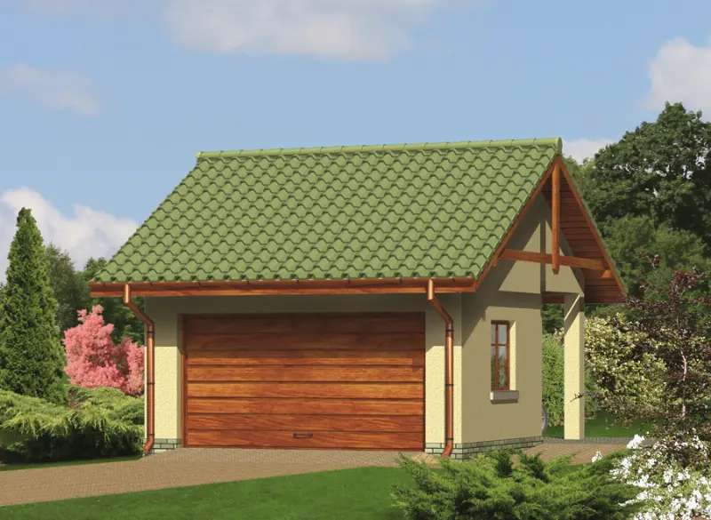 Projekt domu Garaż G26 — wizualizacja
