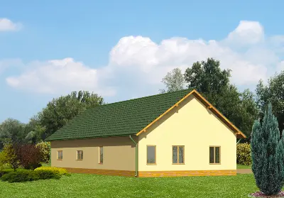 Garaż z pomieszczeniem gospodarczym GC19 — wizualizacje 1