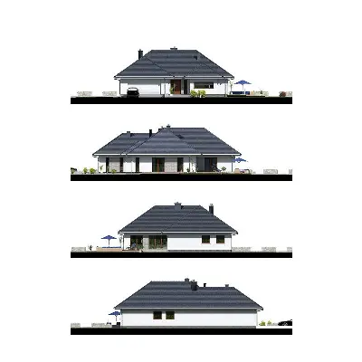 Grenada — elewacje 1 (odbicie lustrzane)