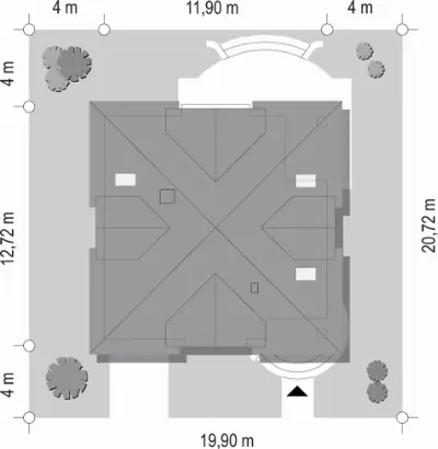 Gwiazda — plan sytuacyjny 1