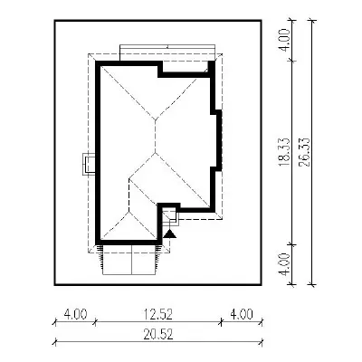 Gwiezdny szlak — plan sytuacyjny 1 (odbicie lustrzane)