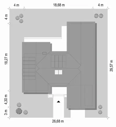 Hanka — plan sytuacyjny 1
