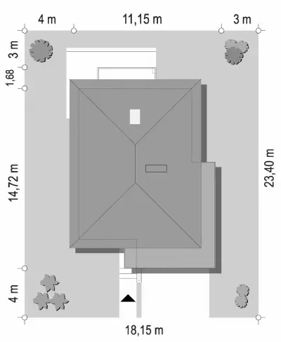 Helios wariant C — plan sytuacyjny 1