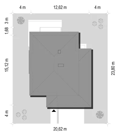 Helios wariant D — plan sytuacyjny 1