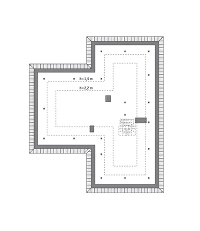 Herbaciany — rzuty kondygnacji 2