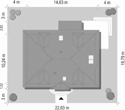 Hetman — plan sytuacyjny 1