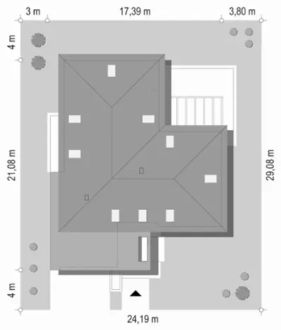 Hiacynt 2 — plan sytuacyjny 1