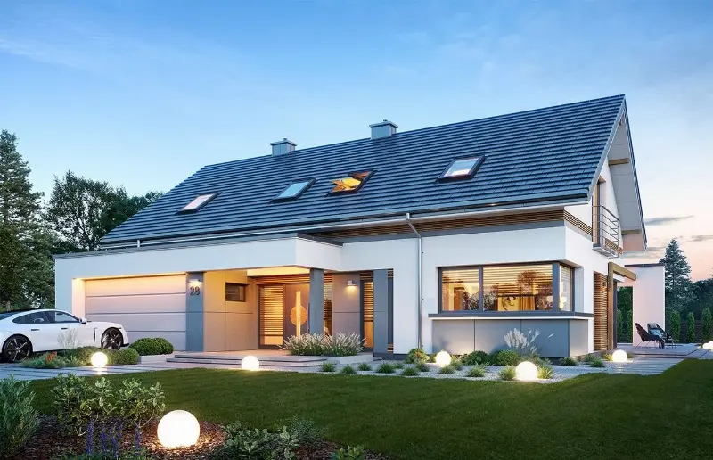 Projekt domu Hiacynt 7 — wizualizacja
