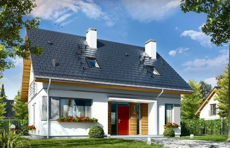Projekt domu Idealny — wizualizacja