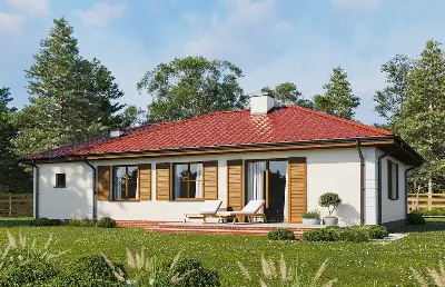 Jak Marzenie z garażem wariant F — wizualizacje 1