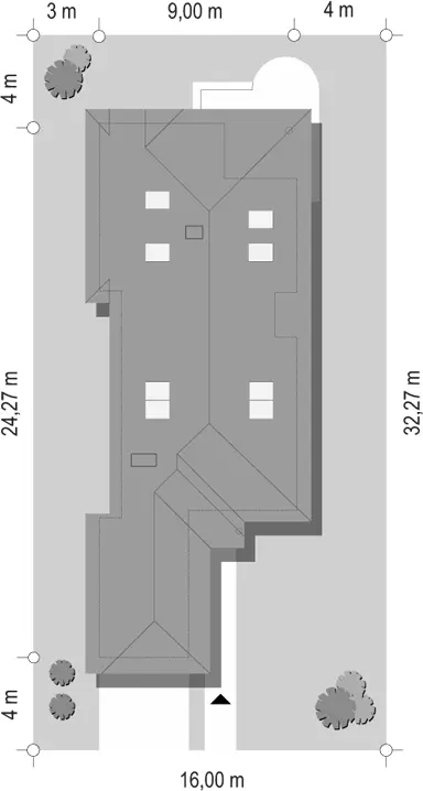 Jamnik 2 — plan sytuacyjny 1