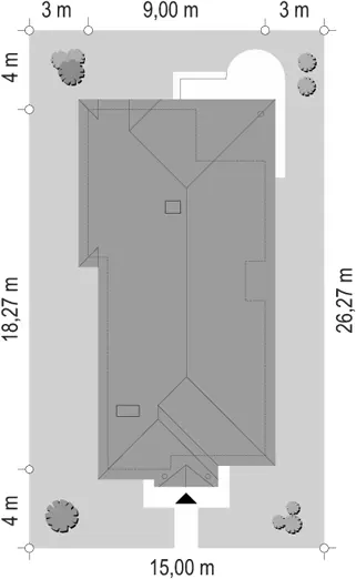 Jamnik — plan sytuacyjny 1