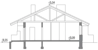 Jaskółka — przekroje 1 (odbicie lustrzane)