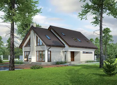 Jasna przestrzeń - wariant II — wizualizacje 1