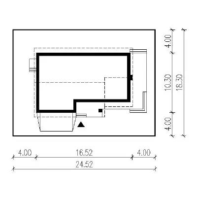 Jasna przestrzeń - wariant IV — plan sytuacyjny 1 (odbicie lustrzane)