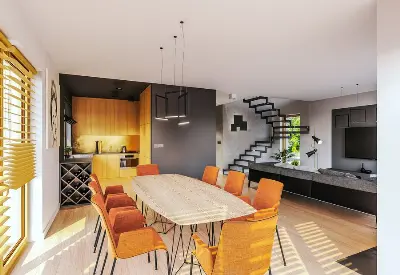 Jasna przestrzeń - wariant VI (z wentylacją mechaniczną i rekuperacją) — wnętrza 1