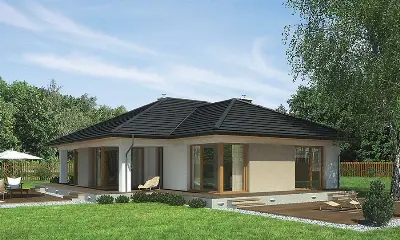 Jesienny pejzaż — wizualizacje 2 (odbicie lustrzane)