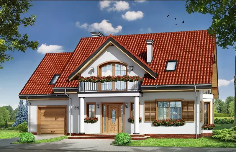 Projekt domu Julka 4 — wizualizacja