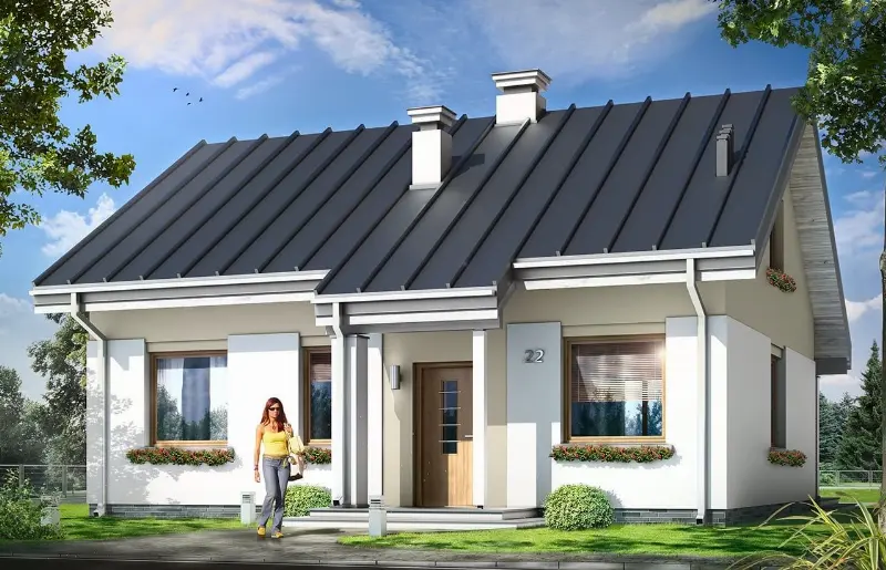 Projekt domu Kajtek — wizualizacja