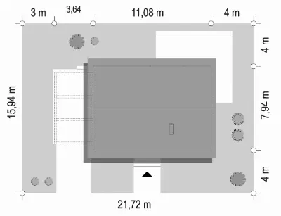 Kasia 2 — plan sytuacyjny 1 (odbicie lustrzane)