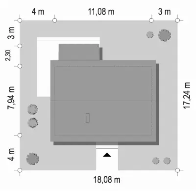 Kasia 3 — plan sytuacyjny 1