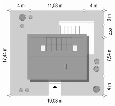 Kasia 7 — plan sytuacyjny 1 (odbicie lustrzane)