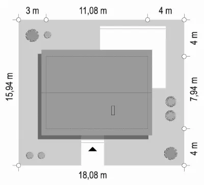 Kasia — plan sytuacyjny 1 (odbicie lustrzane)