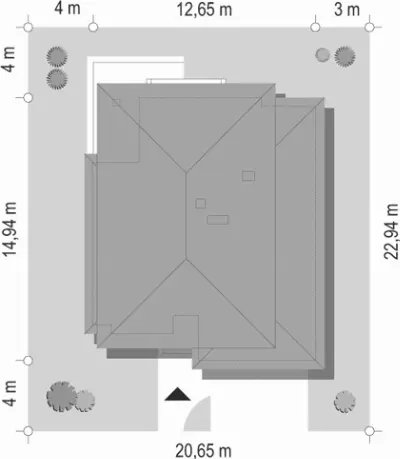 Kasjopea 3 — plan sytuacyjny 1