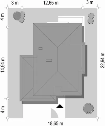Kasjopea 4 — plan sytuacyjny 1