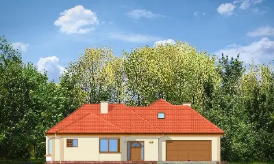 Komfortowy 2 — elewacje 1 (odbicie lustrzane)