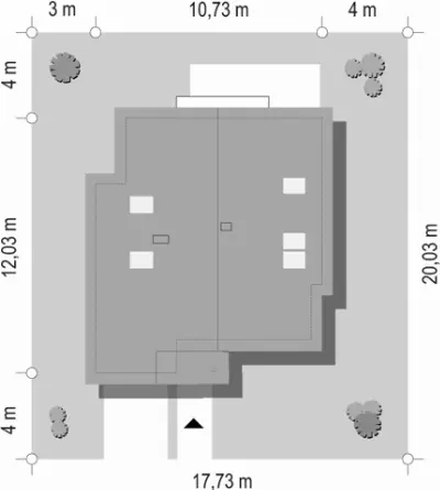 Konwalia — plan sytuacyjny 1