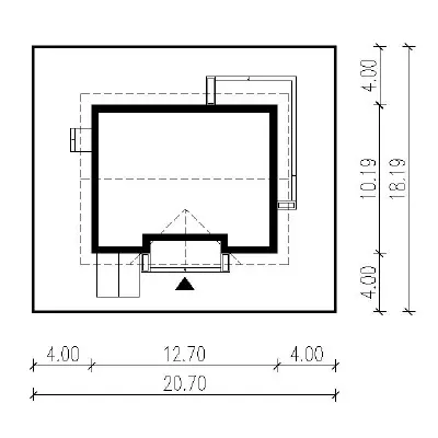 Kwitnąca jabłoń — plan sytuacyjny 1 (odbicie lustrzane)